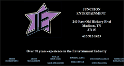 Desktop Screenshot of junctionentertainment.com